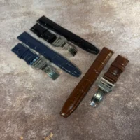 Pulseira de Couro Crocodilo