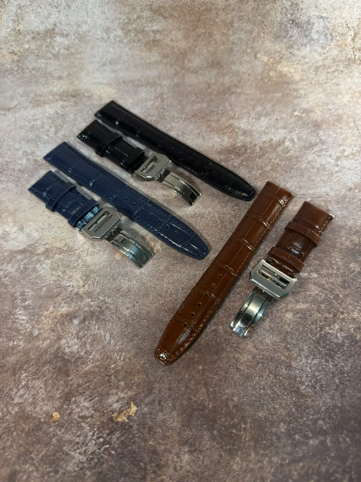 Pulseira de Couro Crocodilo