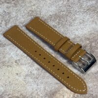 Pulseira de Couro Scratched - Costura Branca