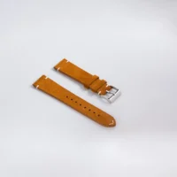Pulseira de Camurça Heritage - 22mm, Cognac Brown