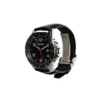 Pulseira de Couro Crocodilo - 21mm, Black Onix